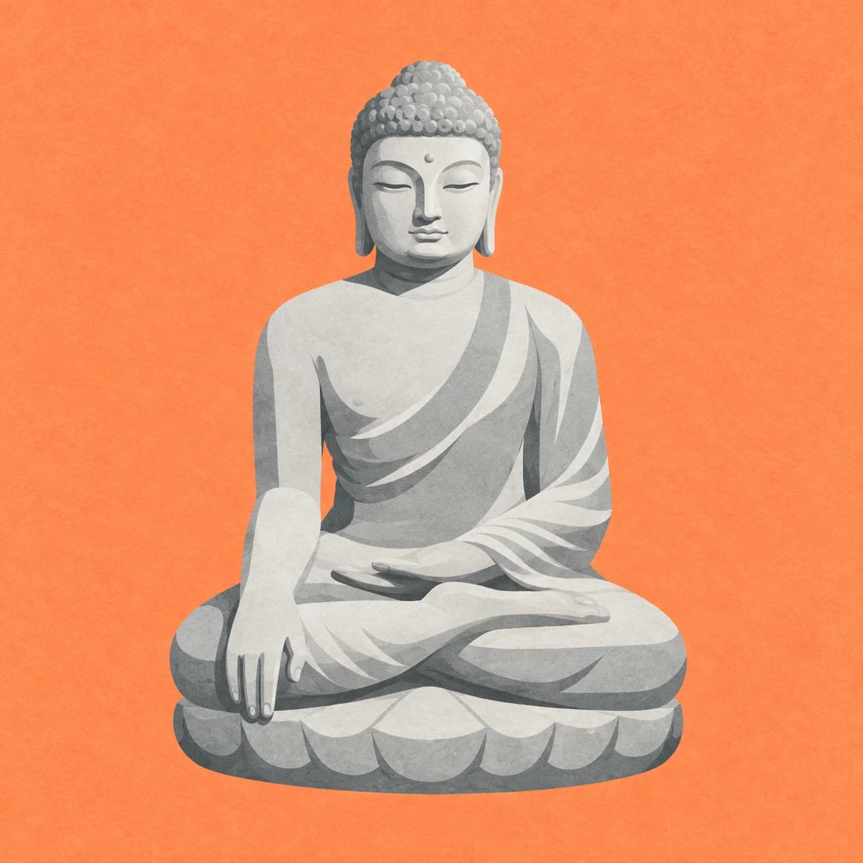 석굴암 일러스트